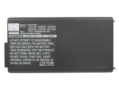 Replacement Battery for Compaq Presario 1200 – Notebook, Laptop – 4400mAh / 14.8V - image 5