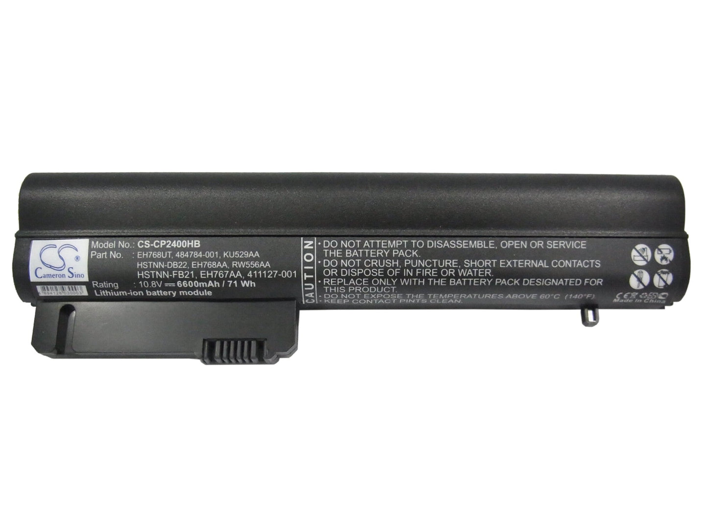 Replacement Battery for HP  2533t – Notebook, Laptop – 6600mAh / 71.28Wh / 10.8V