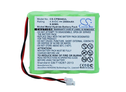 Replacement Battery for Universel AA x 4 – Cordless Phone – 2000mAh / 4.8V