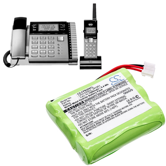 Replacement Battery for RCA 25450RE3 – Cordless Phone – 1500mAh / 3.6V