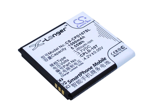 Replacement Battery for Coolpad 5211 – Mobile, SmartPhone – 1500mAh / 3.7V