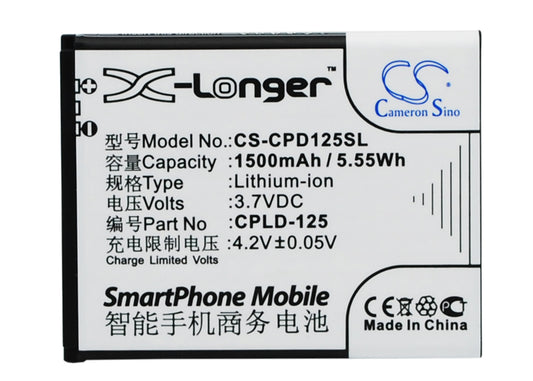Replacement Battery for Coolpad 8017-T00 – Mobile, SmartPhone – 1500mAh / 3.7V