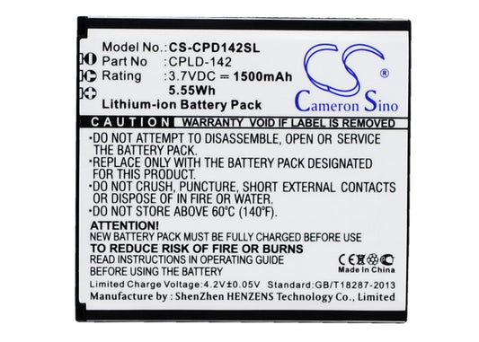 Replacement Battery for Coolpad 5313S – Mobile, SmartPhone – 1500mAh / 3.7V