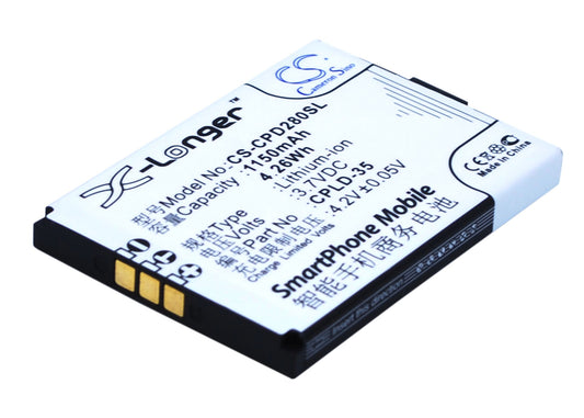 Replacement Battery for Coolpad E600 – Mobile, SmartPhone – 1150mAh / 3.7V