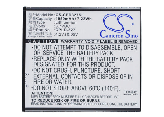Replacement Battery for Coolpad K1 – Mobile, SmartPhone – 1950mAh / 3.7V