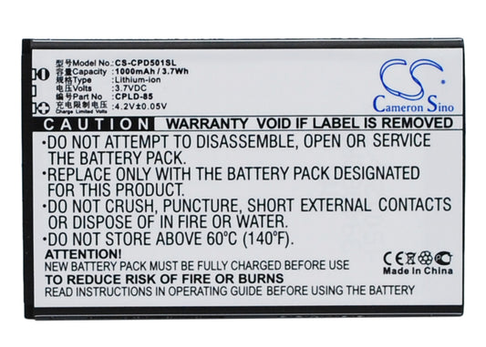 Replacement Battery for Coolpad 5010 – Mobile, SmartPhone – 1000mAh / 3.7V