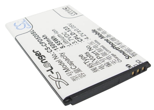 Replacement Battery for Coolpad 5200 – Mobile, SmartPhone – 1500mAh / 3.7V
