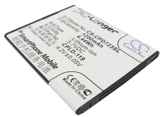 Replacement Battery for Coolpad 7232 – Mobile, SmartPhone – 1200mAh / 3.7V