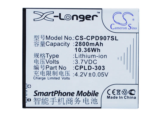 Replacement Battery for Coolpad 9070 – Mobile, SmartPhone – 2800mAh / 3.7V