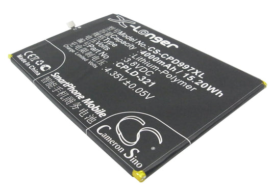 Replacement Battery for Coolpad 9976A – Mobile, SmartPhone – 4000mAh / 3.8V