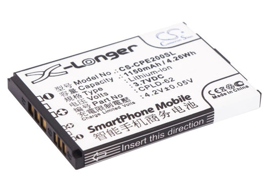Replacement Battery for Coolpad 5800 – Mobile, SmartPhone – 1150mAh / 3.7V