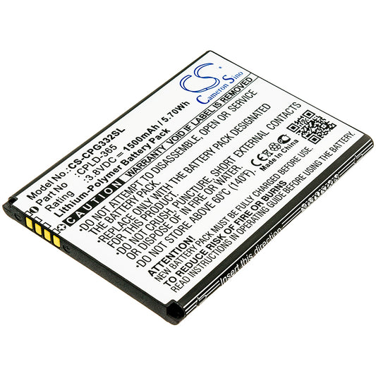Replacement Battery for T-Mobile | Coolpad Rogue – Mobile, SmartPhone – 1500mAh / 3.8V
