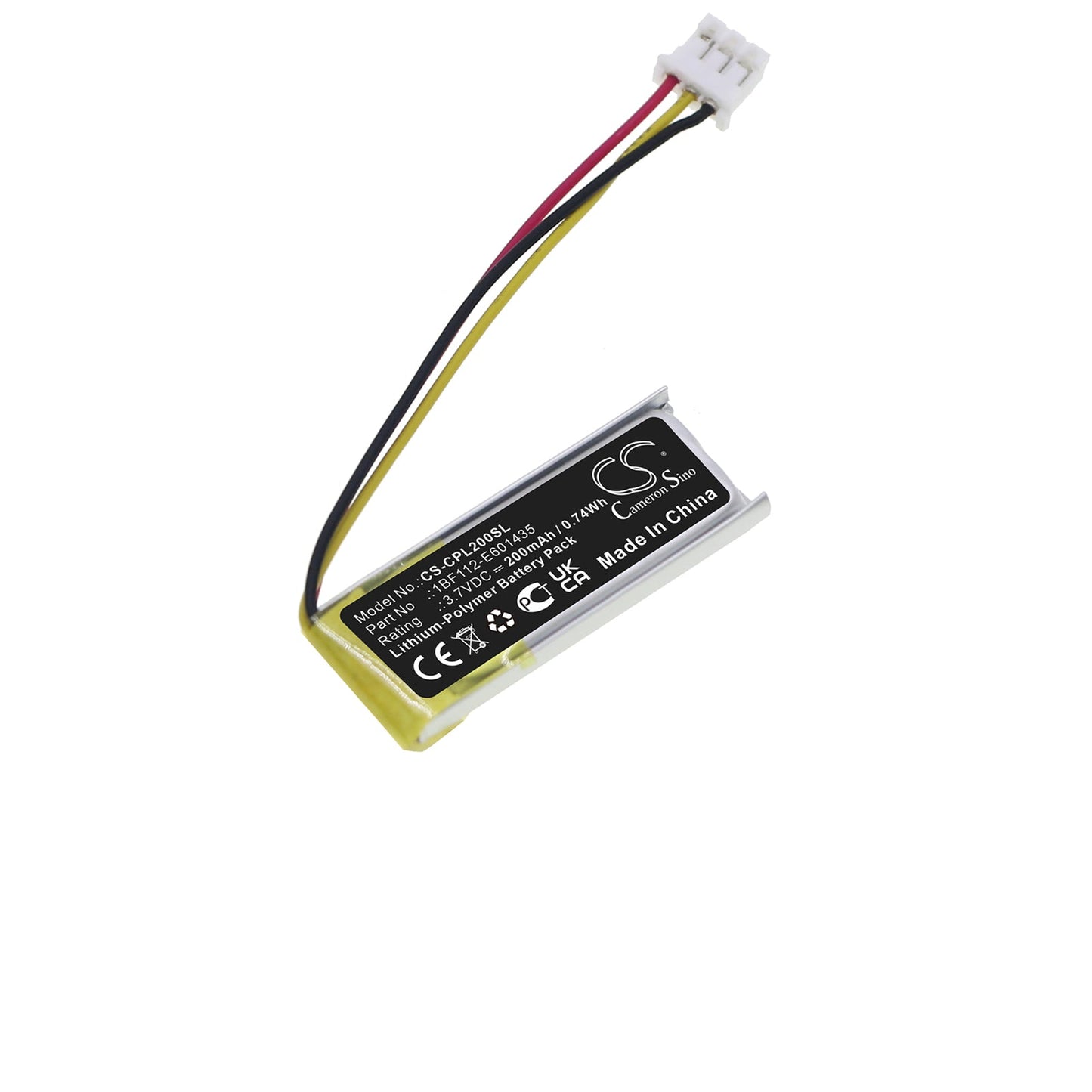 Replacement Battery for CalAmp  LMU-200 – GPS, Navigator – 200mAh / 0.74Wh / 3.7V