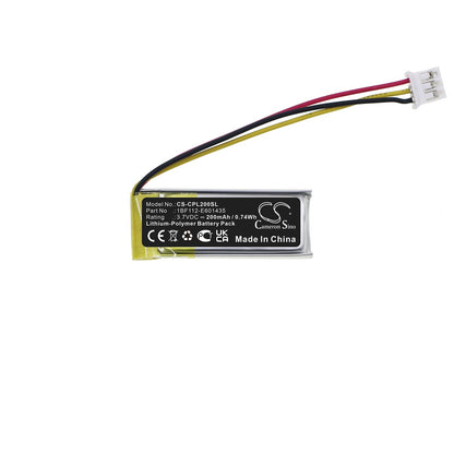 Replacement Battery for CalAmp  LMU-200 – GPS, Navigator – 200mAh / 0.74Wh / 3.7V