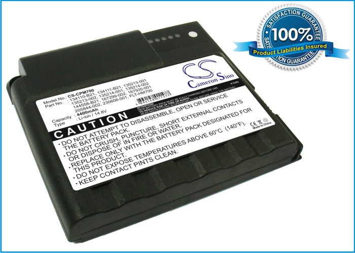 Replacement Battery for Compaq Armada M700-139116-AA4 – Notebook, Laptop – 4400mAh / 14.8V - image 1
