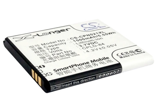 Replacement Battery for Coolpad 5210 – Mobile, SmartPhone – 1500mAh / 3.7V