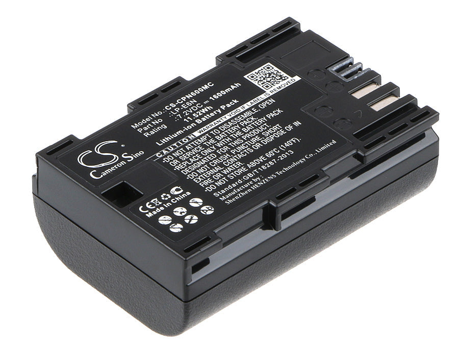 Replacement Battery for Canon  EOS 5D Mark II – Camera – 1600mAh / 11.52Wh / 7.2V