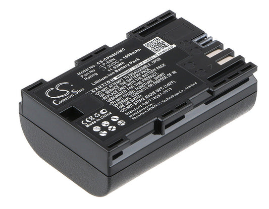 Replacement Battery for Canon  EOS 5D Mark II – Camera – 1600mAh / 11.52Wh / 7.2V