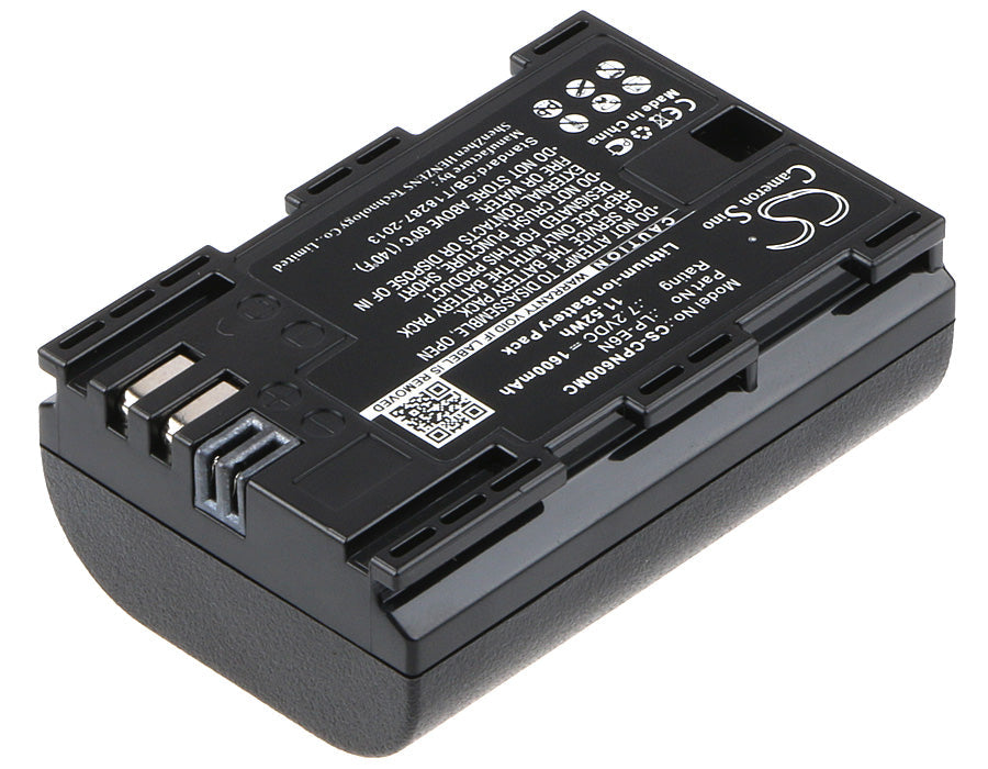Replacement Battery for Canon  EOS 5D Mark II – Camera – 1600mAh / 11.52Wh / 7.2V