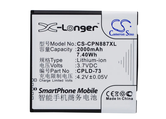 Replacement Battery for Coolpad 8870 – Mobile, SmartPhone – 2000mAh / 3.7V