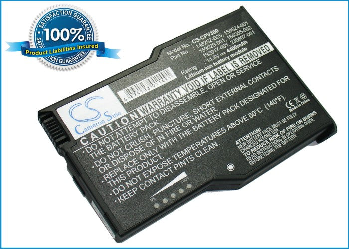 Replacement Battery for Compaq Presario V3020US – Notebook, Laptop – 4400mAh / 14.8V - image 1