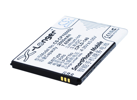 Replacement Battery for Coolpad 8713 – Mobile, SmartPhone – 2000mAh / 3.8V