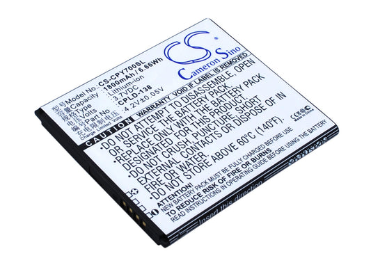 Replacement Battery for Coolpad Y70-C – Mobile, SmartPhone – 1800mAh / 3.7V