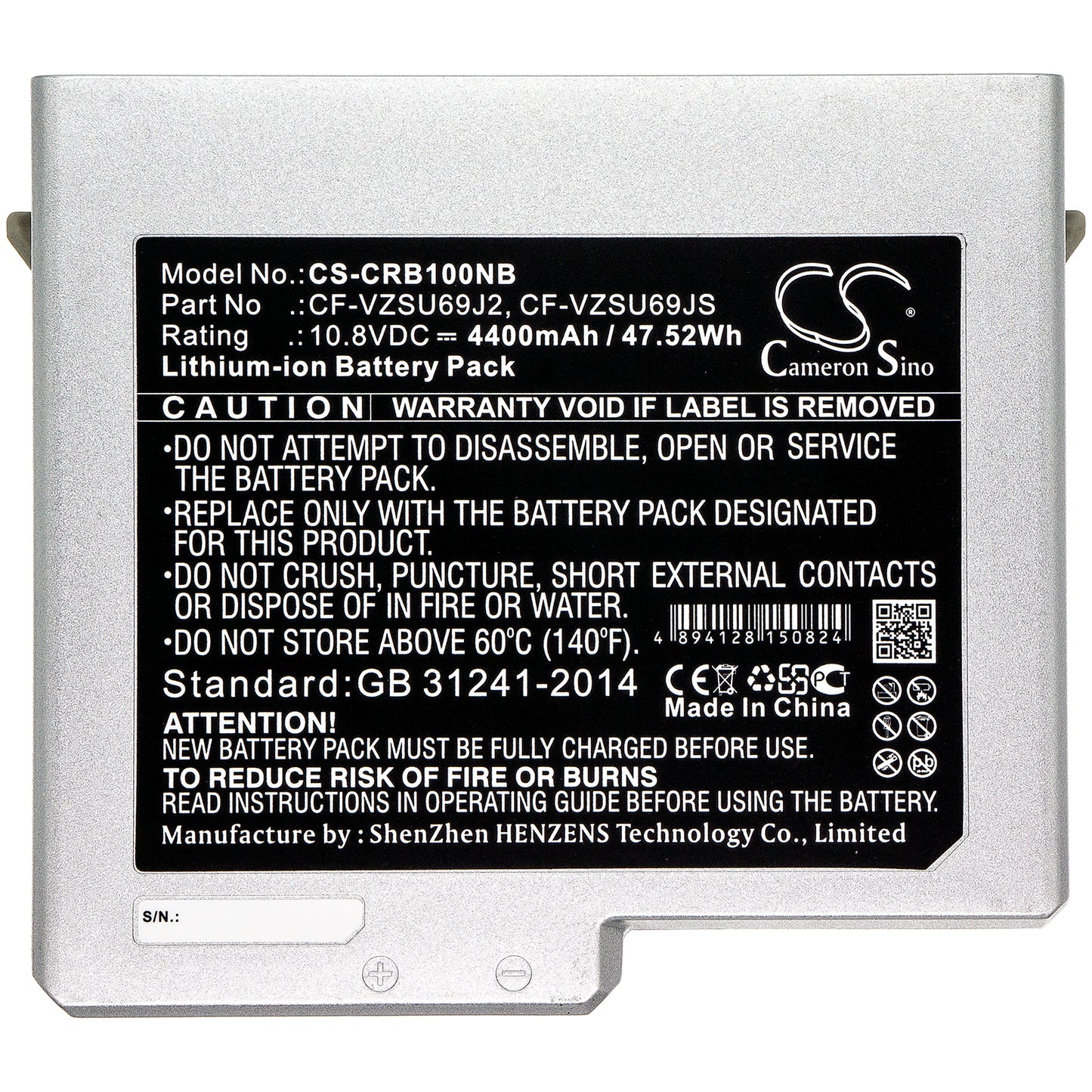 Replacement Battery for Panasonic Toughbook CF-B10 – Notebook, Laptop – 4400mAh / 10.8V - image 3