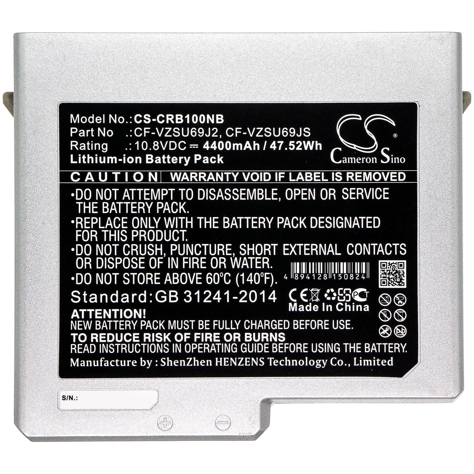 Replacement Battery for Panasonic Toughbook CF-B10 – Notebook, Laptop – 4400mAh / 10.8V - image 3