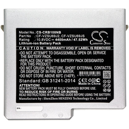 Replacement Battery for Panasonic Toughbook CF-B10 – Notebook, Laptop – 4400mAh / 10.8V - image 3