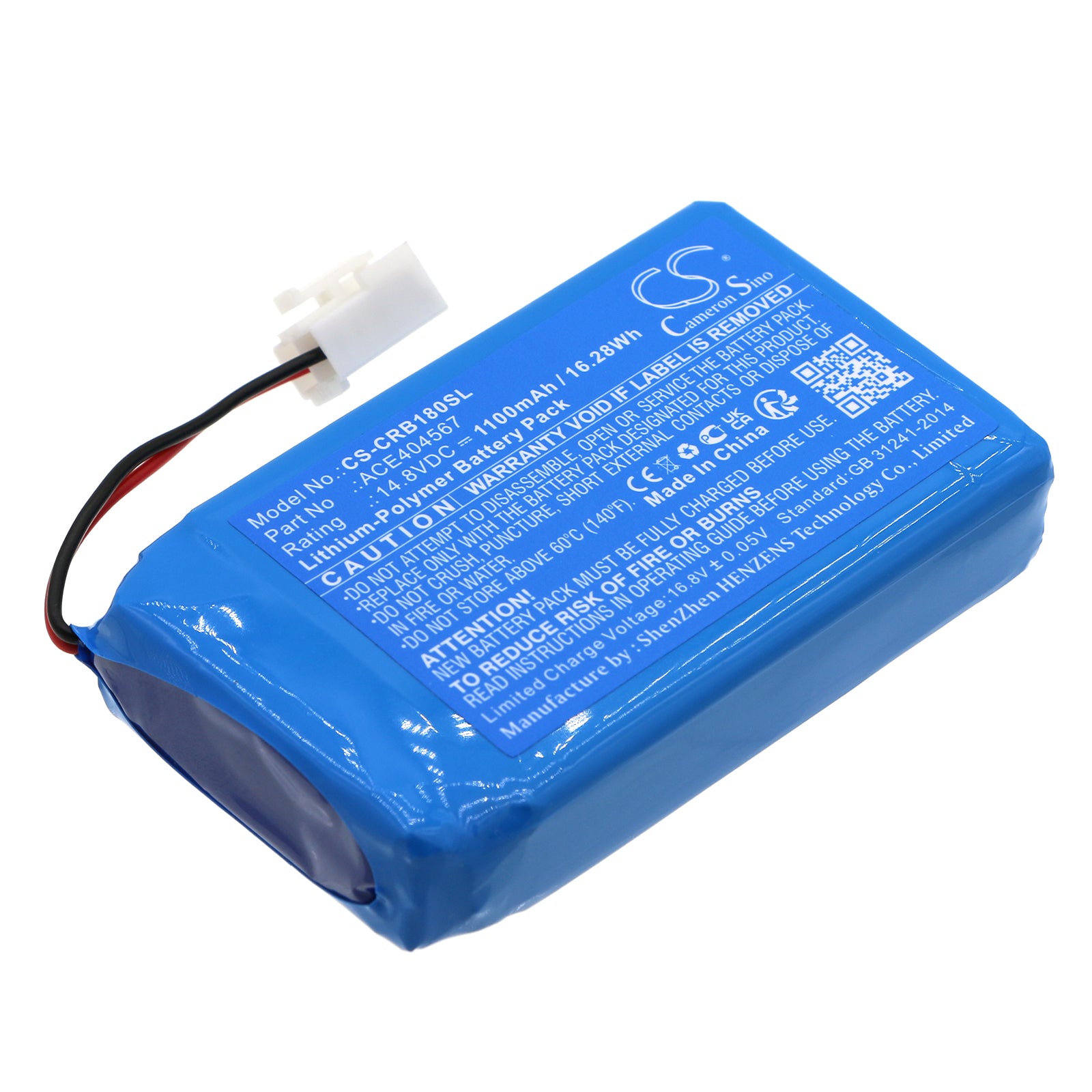 Replacement Battery for Cobra 72M – Smart Home – 1100mAh / 14.8V - image 1