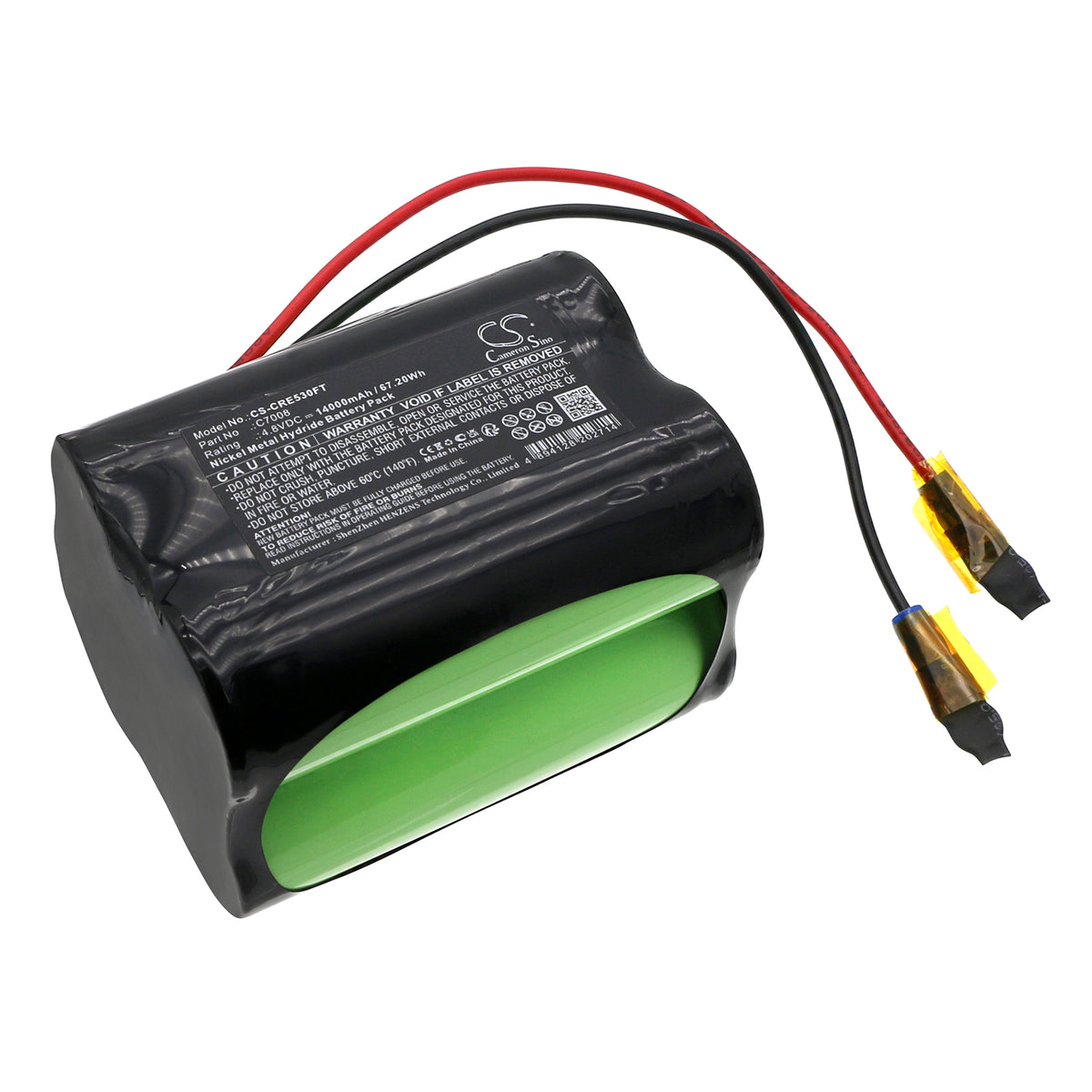 Replacement Battery for Ceag HSE5 – Flashlight – 14000mAh / 4.8V