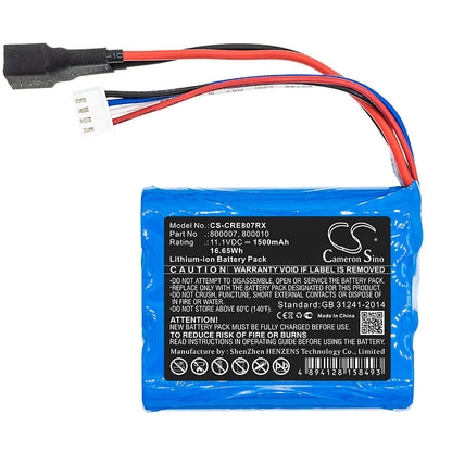 Replacement Battery for Carrera  800007 – Cars – 1500mAh / 16.65Wh / 11.1V