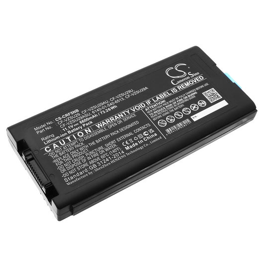 Replacement Battery for Panasonic ToughBook CF-29 – Notebook, Laptop – 6600mAh / 11.1V