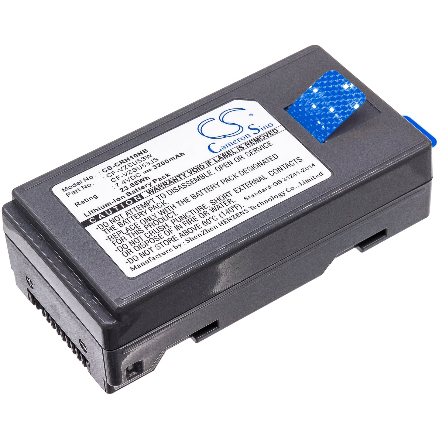 Replacement Battery for Panasonic  CF-H1 – Notebook, Laptop – 3200mAh / 23.68Wh / 7.4V