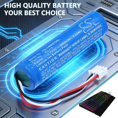Replacement Battery for Corsair K57 RGB Wireless Gaming Keyboard – Keyboard,Mouse – 2600mAh / 3.7V