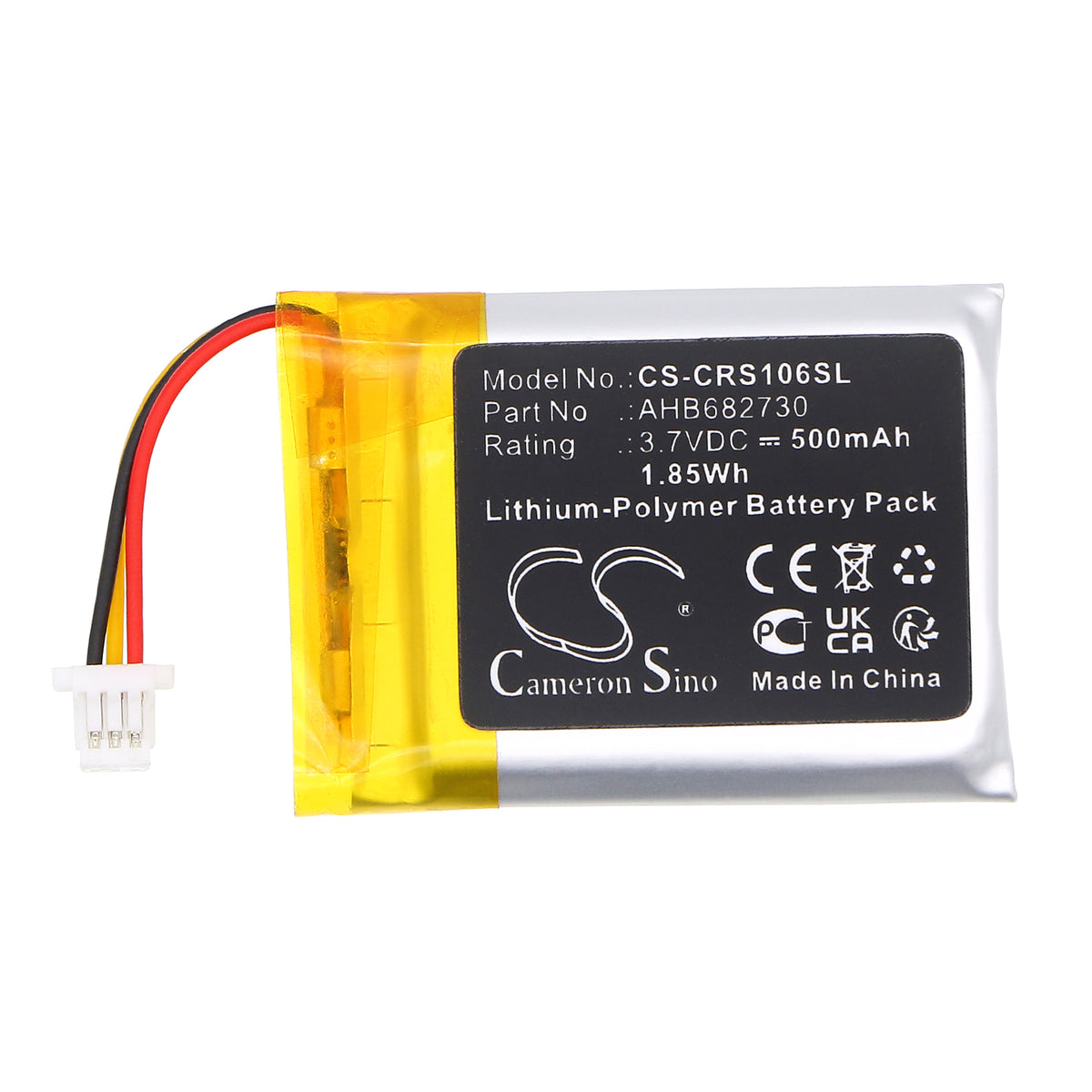 Replacement Battery for Corsair RGP0106 – Keyboard,Mouse – 500mAh / 3.7V