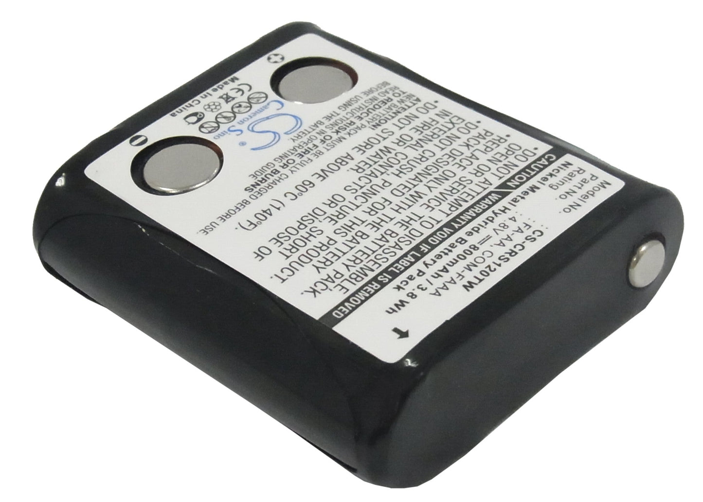 Replacement Battery for Cobra  FRS117 – Two-Way Radio – 800mAh / 4.8V