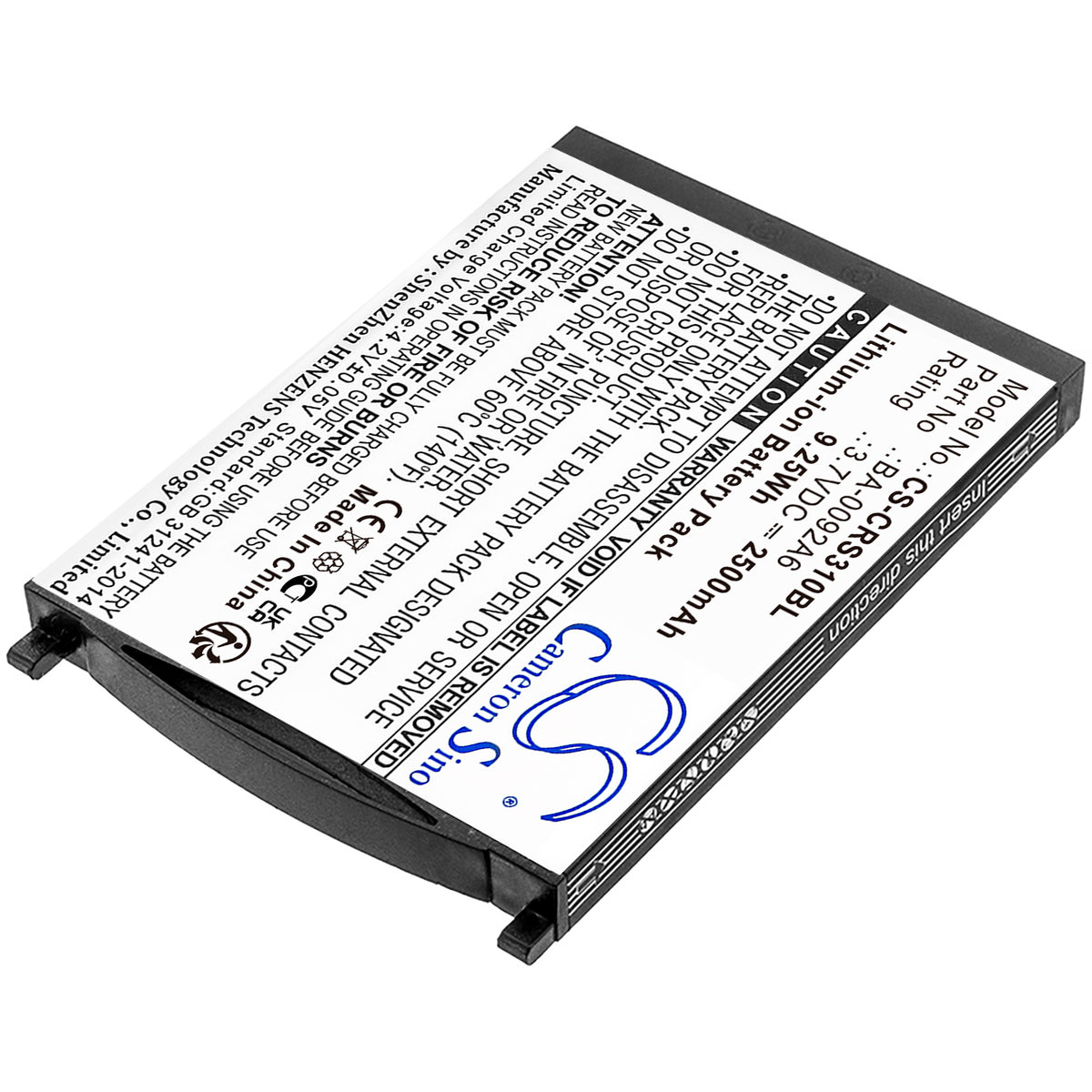 Replacement Battery for CipherLab RS31 – Barcode Scanner – 2500mAh / 3.7V