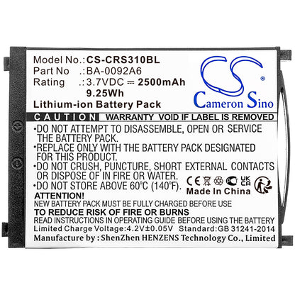 Replacement Battery for CipherLab RS31 – Barcode Scanner – 2500mAh / 3.7V