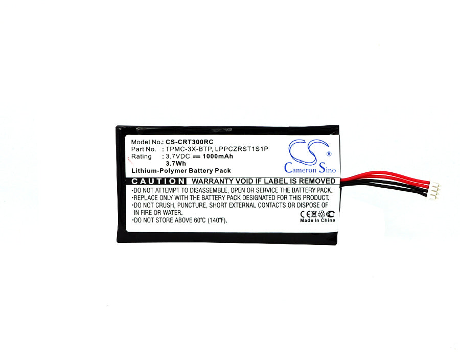 Replacement Battery for Crestron TPMC-3X Touchpanel – Remote Control – 1000mAh / 3.7V