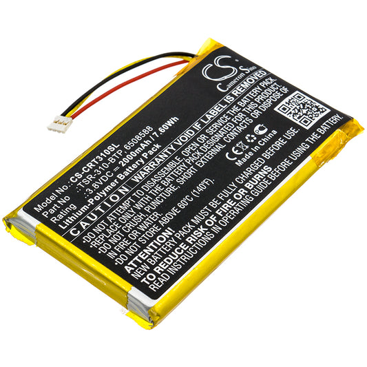 Replacement Battery for Crestron TSR-310 – Remote Control – 2000mAh / 3.8V