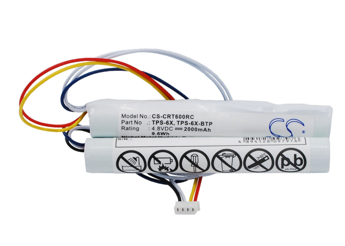 Replacement Battery for Crestron TPS-6X Wireless Touchpanel – Remote Control – 2000mAh / 4.8V