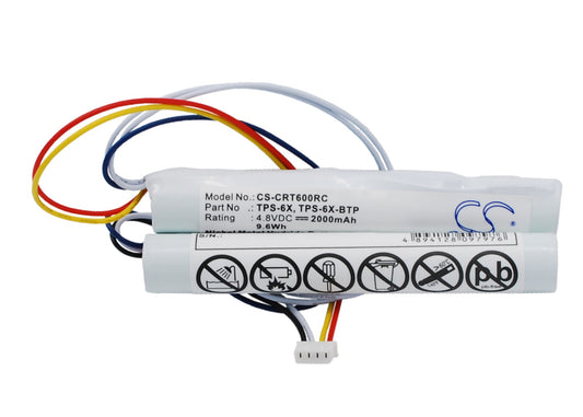 Replacement Battery for Crestron TPS-6X Wireless Touchpanel – Remote Control – 2000mAh / 4.8V
