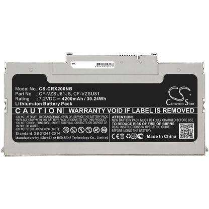 Replacement Battery for Panasonic CF-AX2 – Notebook, Laptop – 4200mAh / 7.2V - image 5