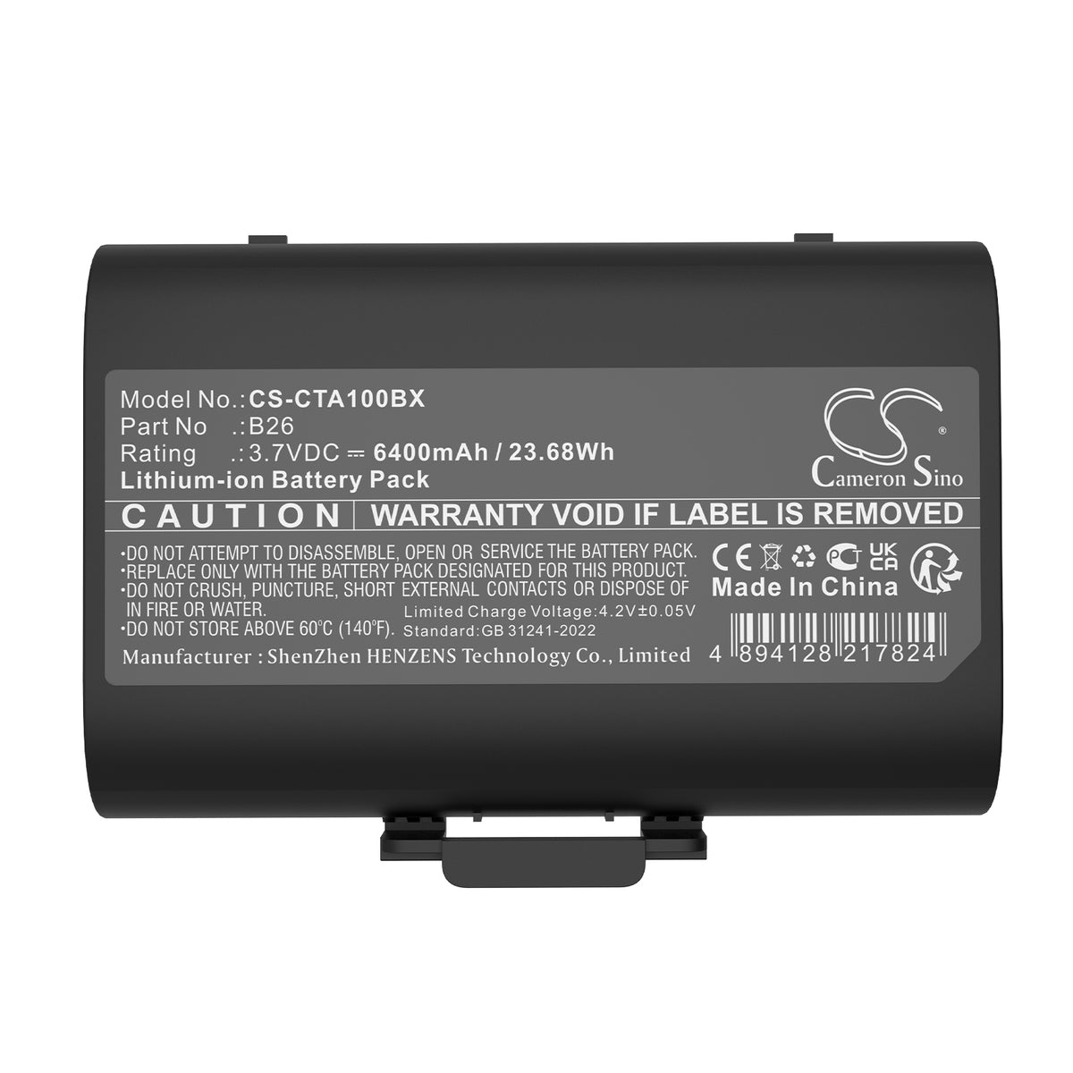 Replacement Battery for Castles | Adyen Saturn 1000F – Payment Terminal – 6400mAh / 3.7V
