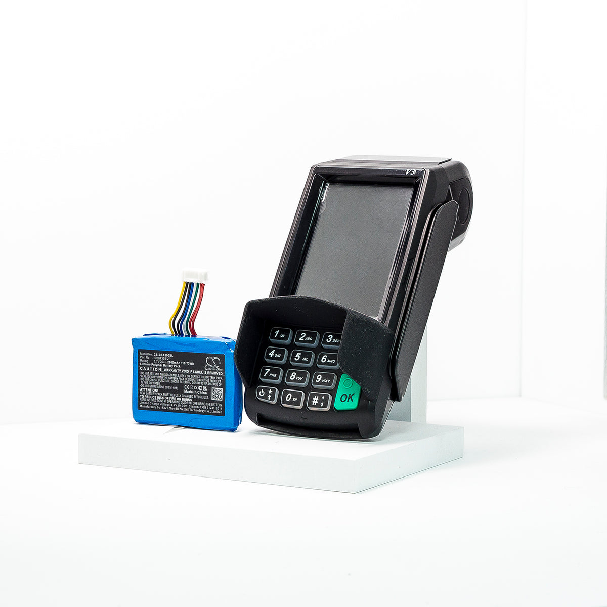Replacement Battery for Castles | Dejavoo V3 – Payment Terminal – 2900mAh / 3.7V