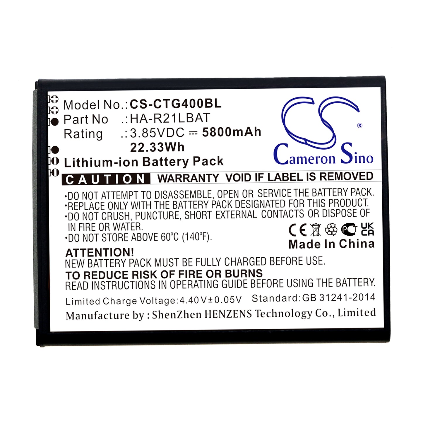 Replacement Battery for Casio IT-G400 – Barcode Scanner – 5800mAh / 3.85V - image 3