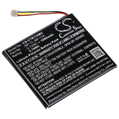 Replacement Battery for Casio TR Mini – Camera – 1000mAh / 3.7V