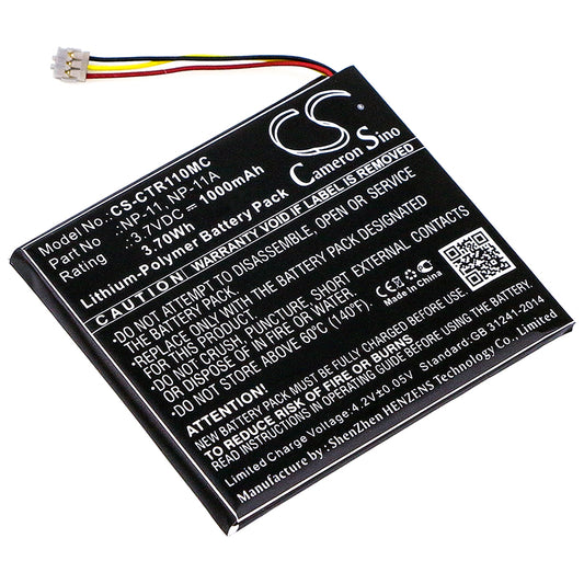 Replacement Battery for Casio TR Mini – Camera – 1000mAh / 3.7V